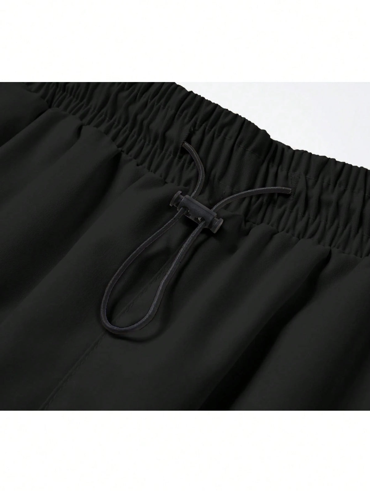 Elegant Seal 3Pcs Men Cargo Pants, Drawstring Elastic Waist, Multi Side Cargo Pockets, Loose Straight Leg, Lightweight Soft Fabric, Casual Daily Outdoor Trousers