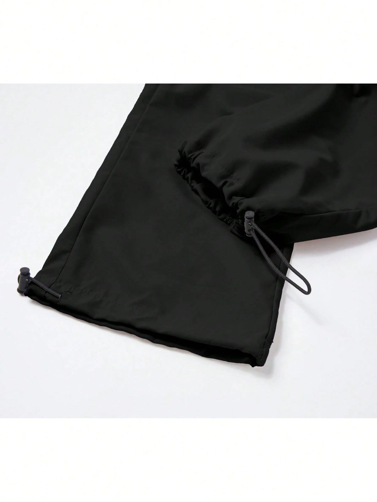 Elegant Seal 3Pcs Men Cargo Pants, Drawstring Elastic Waist, Multi Side Cargo Pockets, Loose Straight Leg, Lightweight Soft Fabric, Casual Daily Outdoor Trousers
