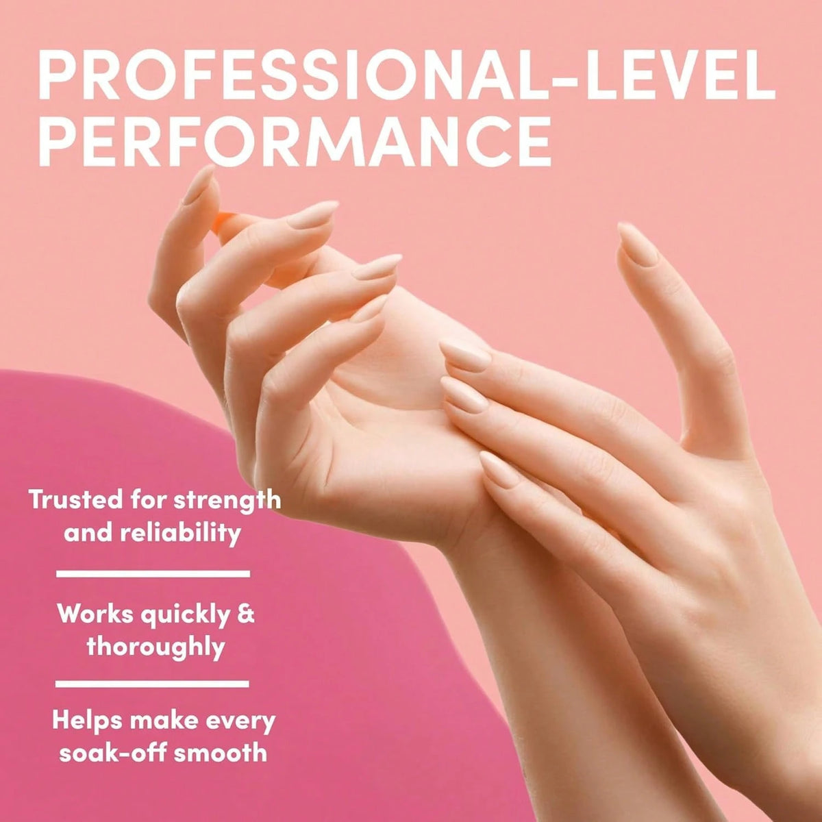 Ella+Mila 100% Pure Acetone Nail Polish Remover U2013 Professional Strength Gel, Acrylic &Amp; Shellac Remover U2013 Fingernail Polish Soak For Dip Powder, Glitter &Amp; Artificial Nails (8 Fl Oz)