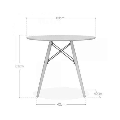 EM Furniture Otroška mizica White EM Furniture
