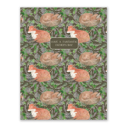 Fantastic Fox Father's Day Greeting Card