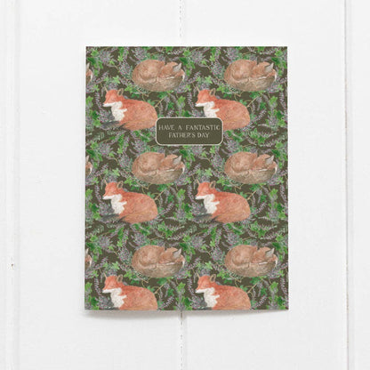 Fantastic Fox Father's Day Greeting Card