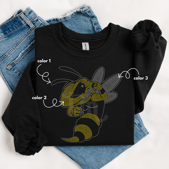 Fighting Bee SPANGLES TRANSFER