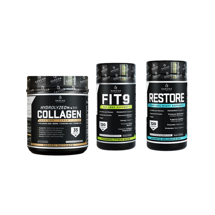 Fit 9 + colágeno + restore