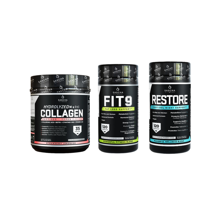 Fit 9 + colágeno + restore