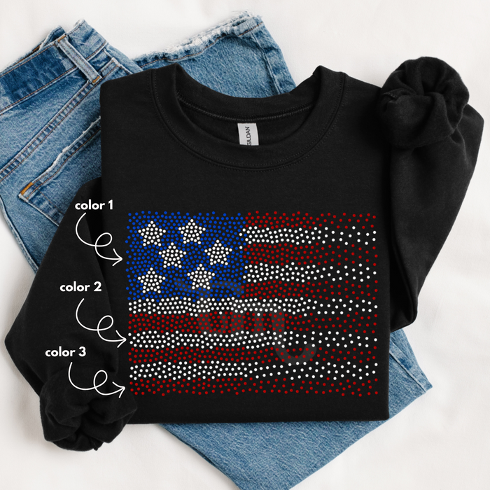 Flag Scatter SPANGLES TRANSFER