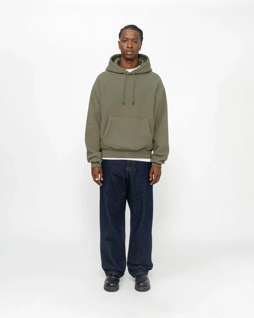FLEECE RAGLAN HOODIE - Four Street