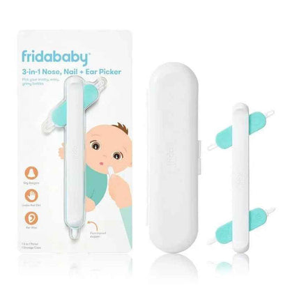 Fridababy® 3v1 Pripomoček za čiščenje nosu, ušes in nohtov Frida