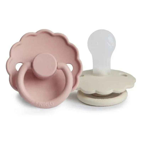 Frigg® Duda iz silikona Daisy Blush/Cream 0-6 M FRIGG