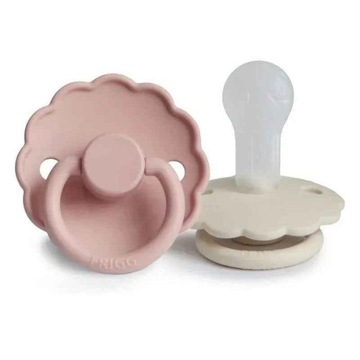 Frigg® Duda iz silikona Daisy Blush/Cream 6-18 M FRIGG