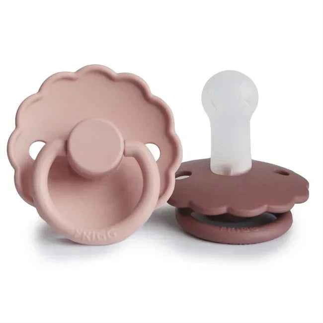 Frigg® Duda iz silikona Daisy Blush/Woodchuck 6-18 M FRIGG