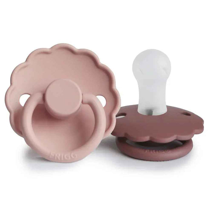 Frigg® Duda iz silikona Daisy Blush/Woodchuck 0-6 M FRIGG