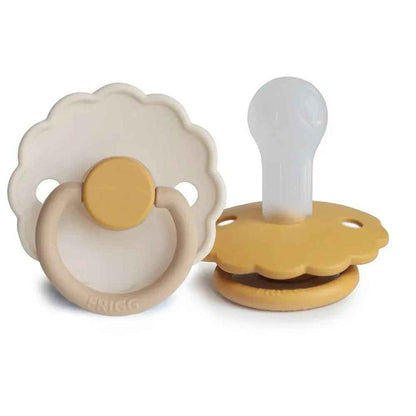 Frigg® Duda iz silikona Daisy Chamomile/Honey gold 6-18 M FRIGG