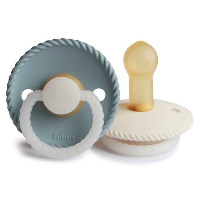 Frigg® Duda iz kavčuka Rope Stone Blue Night/Cream Night 6-12 M FRIGG
