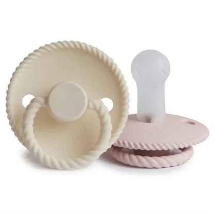 Frigg® Duda iz silikona Rope Blush/Cream 6-18 months FRIGG