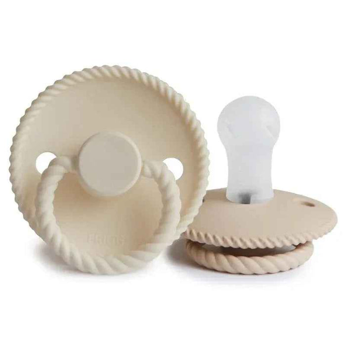 Frigg® Duda iz silikona Rope Cream/Croissant 0-6 M FRIGG