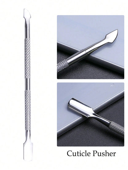 FULL BEAUTY 60ml Nail Cuticle Softening Gel Cream, Smooth & Moisturizing, Removes Nail Dead Skin, Manicure Care Repair Tool With Cuticle Pusher Nails
