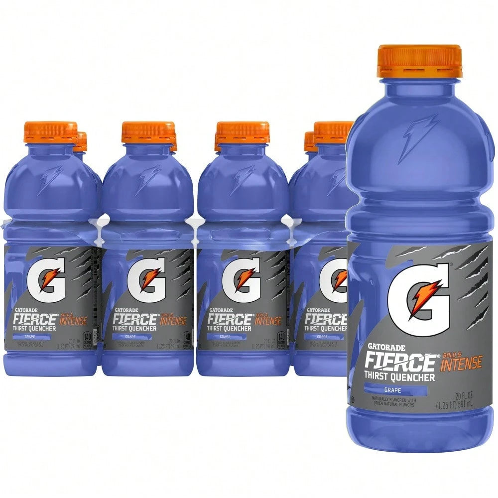 Gatorade Thirst Quencher, Cool Blue, 20 Fl Oz (Pack Of 8)