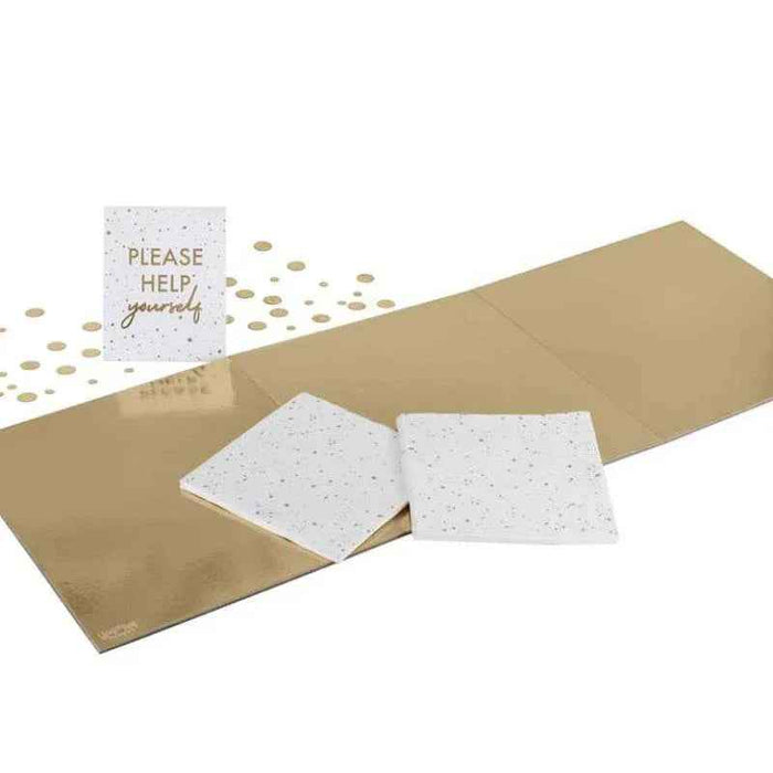Ginger Ray® Komplet za slaščice Gold Ginger Ray