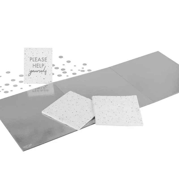 Ginger Ray® Podstavek za prigrizke Silver Ginger Ray