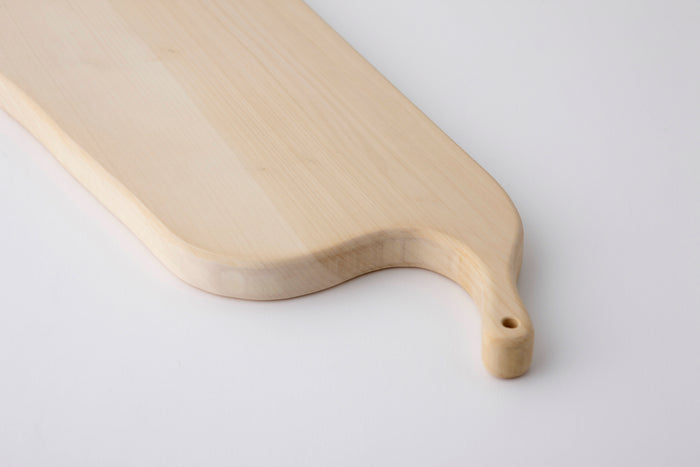 Gingko Wood Cutting Board, Large with Handle