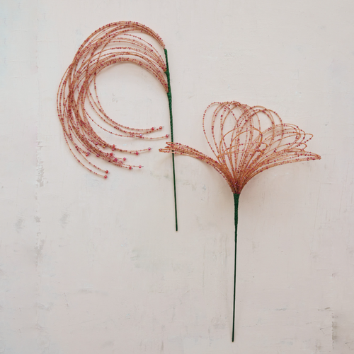 Glass & Acrylic Beaded Spray Stem - 13 Hub Lane   |  Christmas Sprays