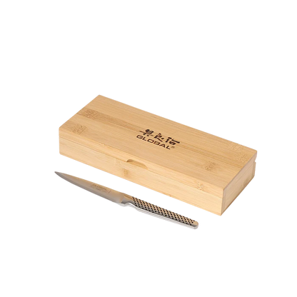 Global 4-Piece Steak Set w/ Bamboo Box