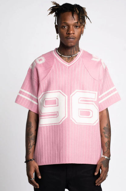 GUAPI-French Rose Football Tee-202FRFTS