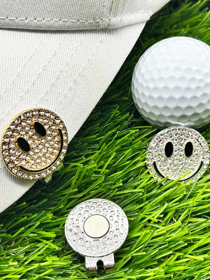 Half-Pack Golf Ball Markers- With Diamond Hat Clip And Position Marker, Easy-Green Accessories. Gift Choice.