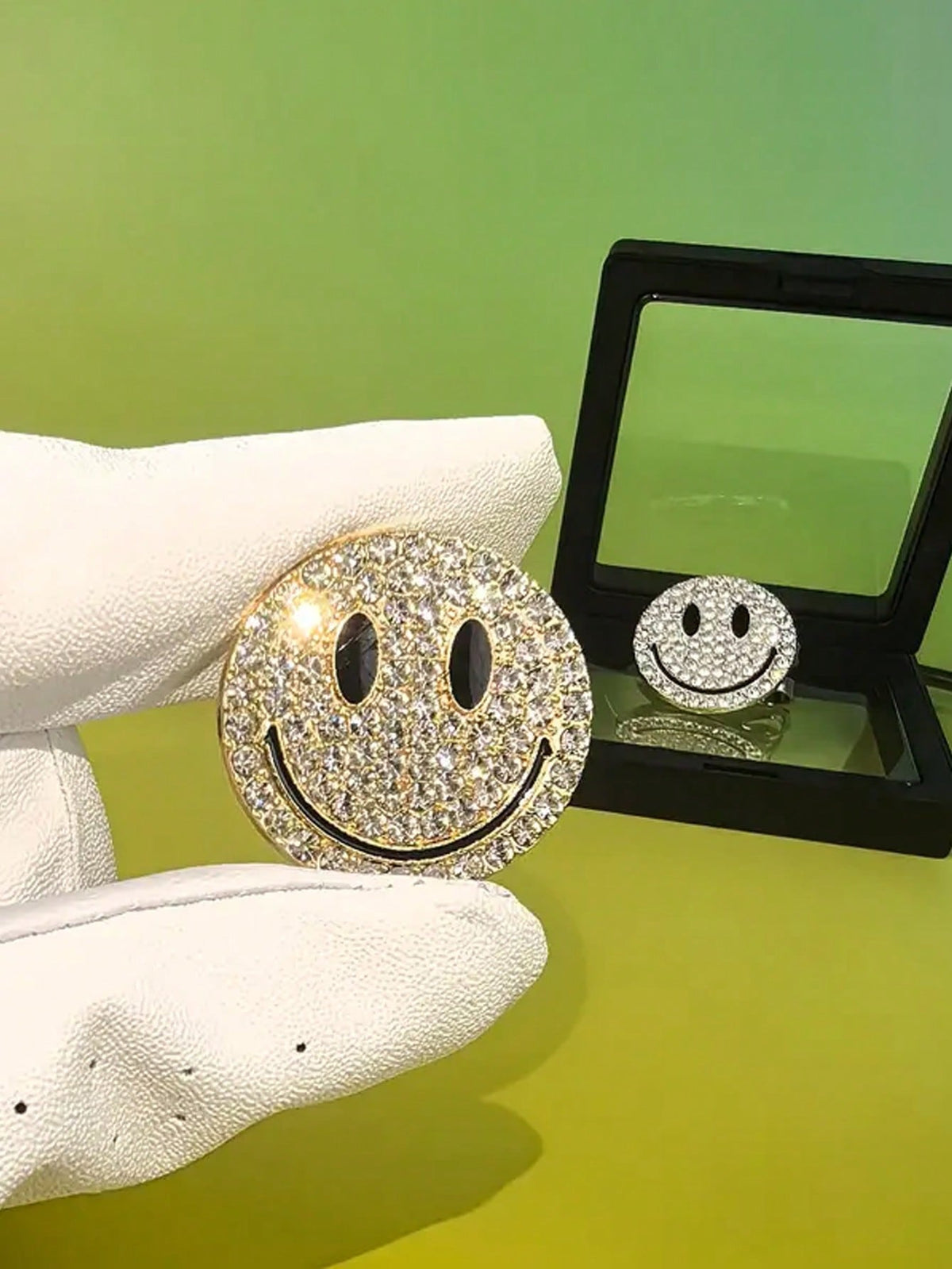 Half-Pack Golf Ball Markers- With Diamond Hat Clip And Position Marker, Easy-Green Accessories. Gift Choice.