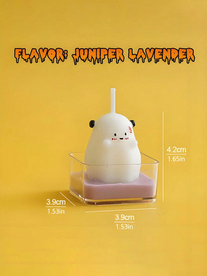 Halloween Scented Candle, An Atmosphere-Enhancing Gift, A Fragrance Present, A Pumpkin Ghost-Shaped Candle