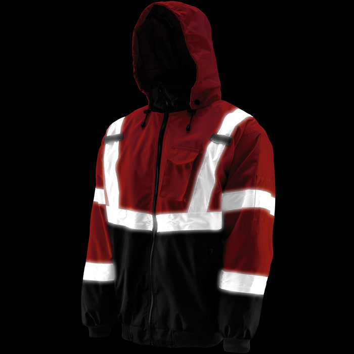 Hi-Viz Orange Bomber Jacket