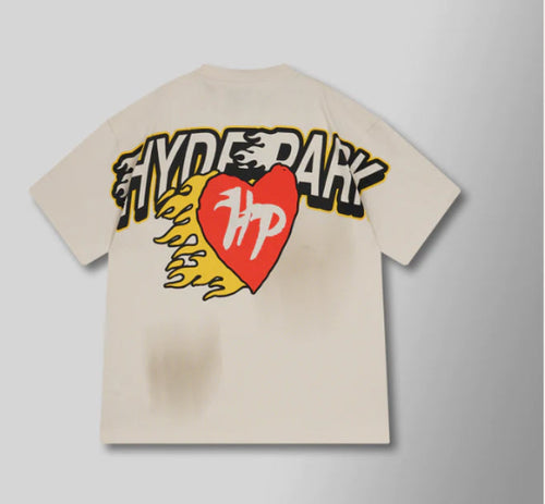 HYDEPARK- FIREBALL TEE - CREAM