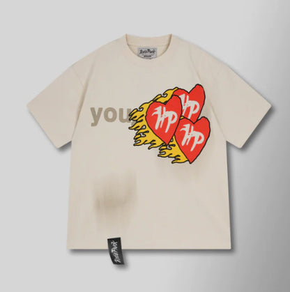 HYDEPARK- FIREBALL TEE - CREAM