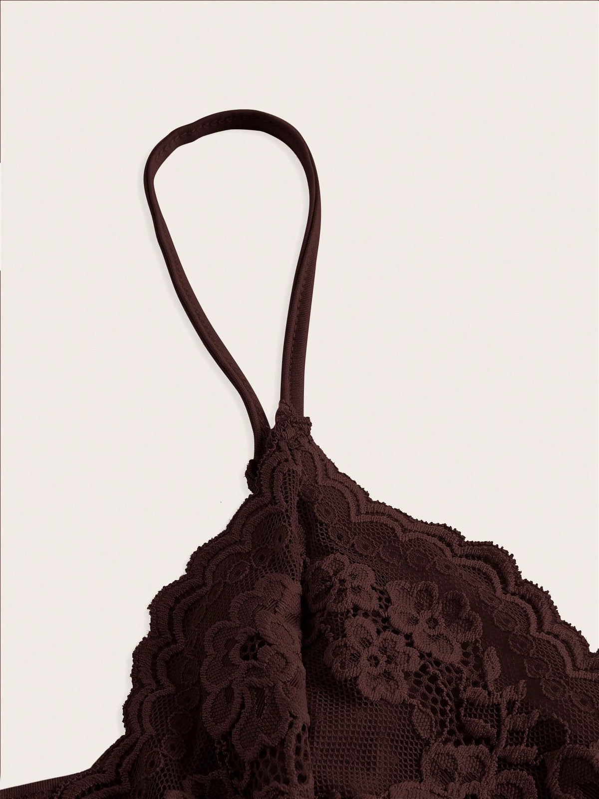 ICON Contrast Lace Bow Front Ruched Y2k Cami Top