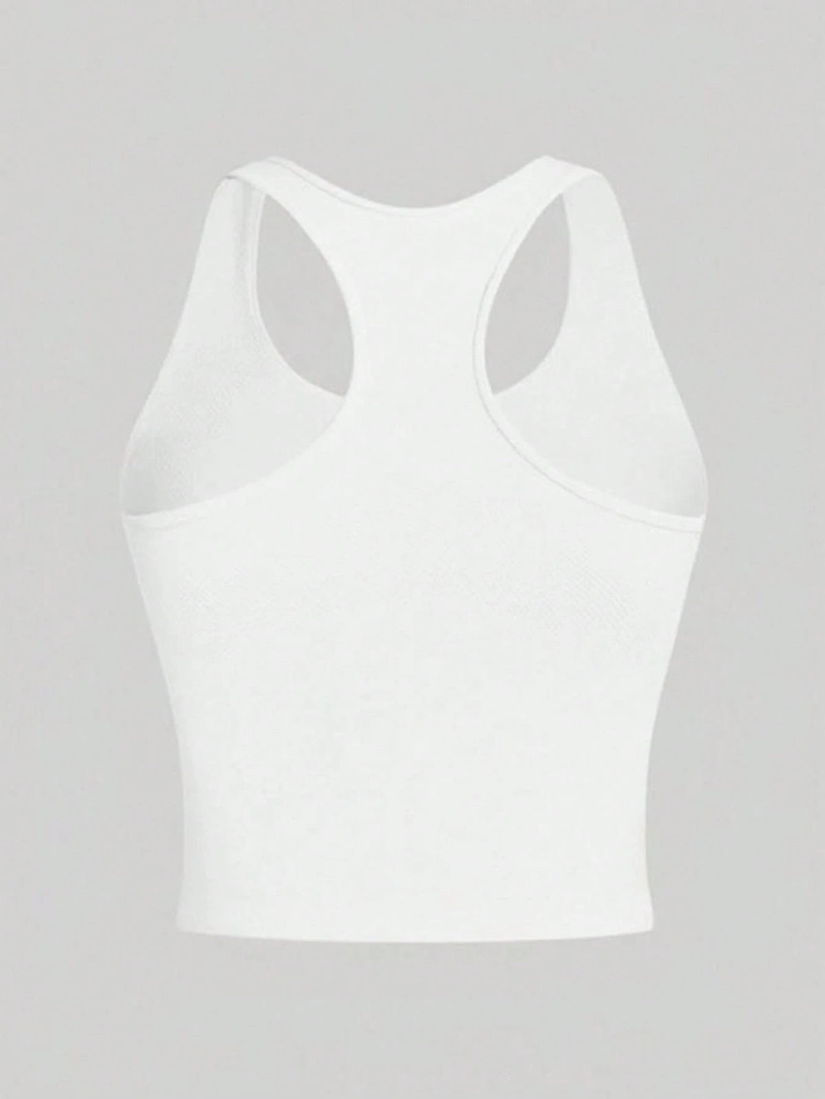 INAWLY Solva Women's Summer Casual Versatile Solid Color White Tank Top