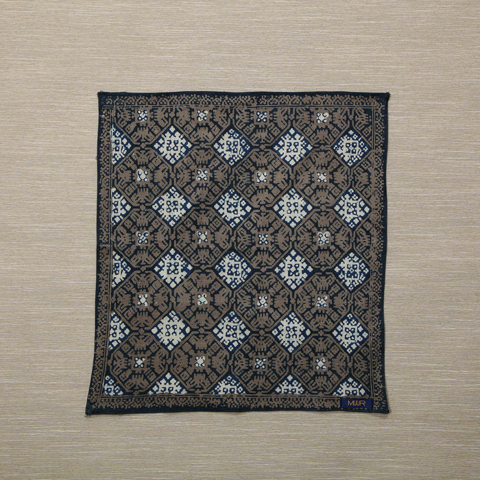 Indigo Batik pocket square