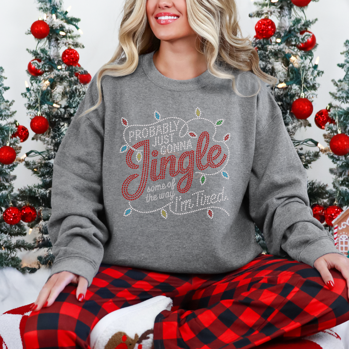 Jingle Some of the Way RHINESTONE TRANSFER