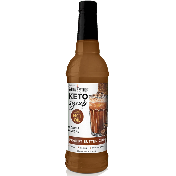 Keto Peanut Butter Cup Syrup with MCT