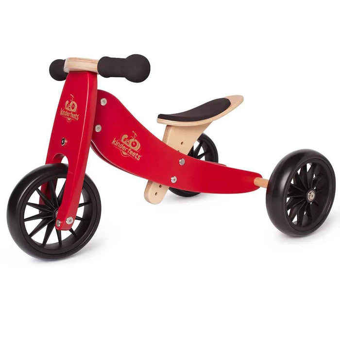 Kinderfeets® Lesen poganjalec Tiny Tot 2v1 Cherry Red Kinderfeets