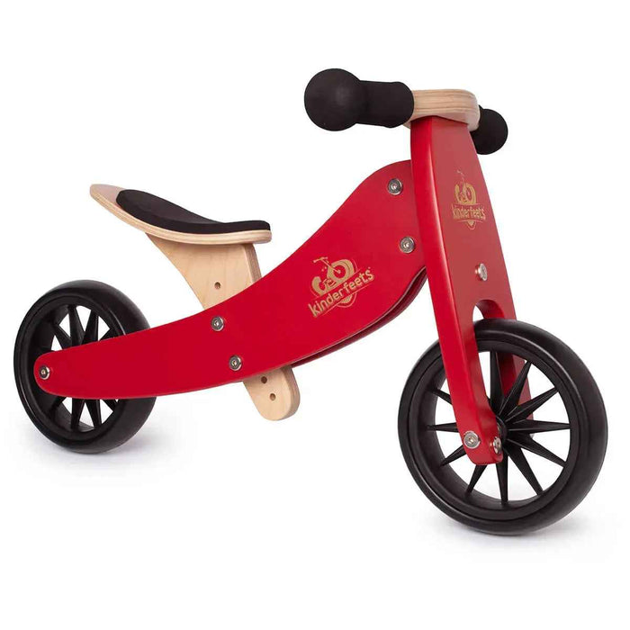 Kinderfeets® Lesen poganjalec Tiny Tot 2v1 Cherry Red Kinderfeets