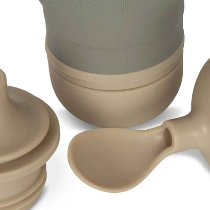 Konges Sløjd® Set 2 silikonskih vrečk za smoothie Whale/Topanga Blush Konges Sløjd