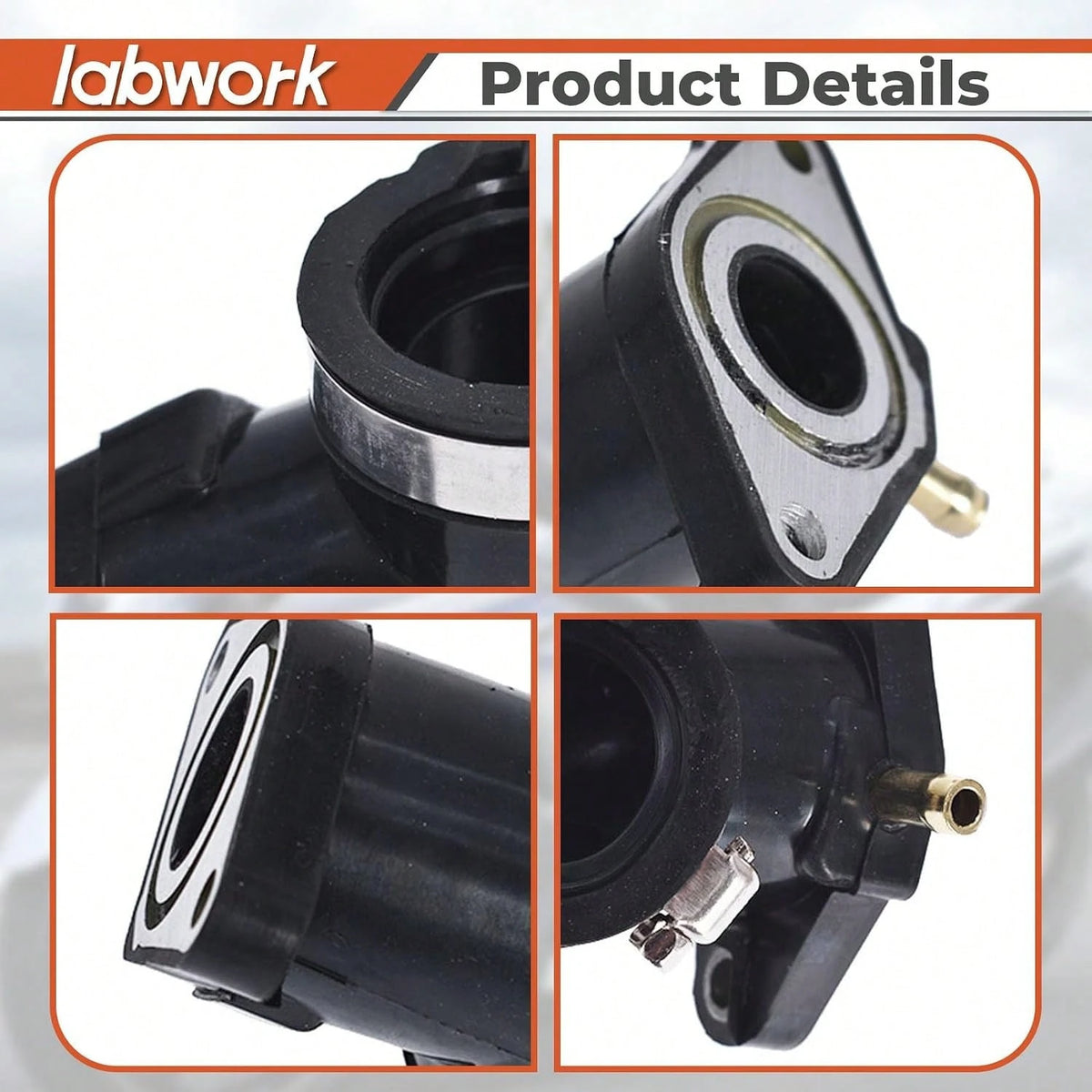 Labwork Carburetor Intake Boot Replacement For 66 V-Star VIRAG0 250 XV250