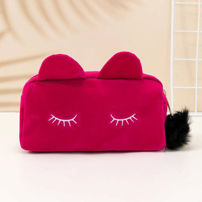 Lash Design Toiletry Bag Accessories Mega Lash Academy Pink