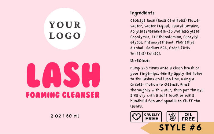 Lash Shampoo x 20 [Includes FREE Private Label] Facial Cleansers Mega Lash Academy