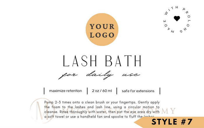 Lash Shampoo x 20 [Includes FREE Private Label] Facial Cleansers Mega Lash Academy