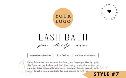 Lash Shampoo x 20 [Includes FREE Private Label] Facial Cleansers Mega Lash Academy