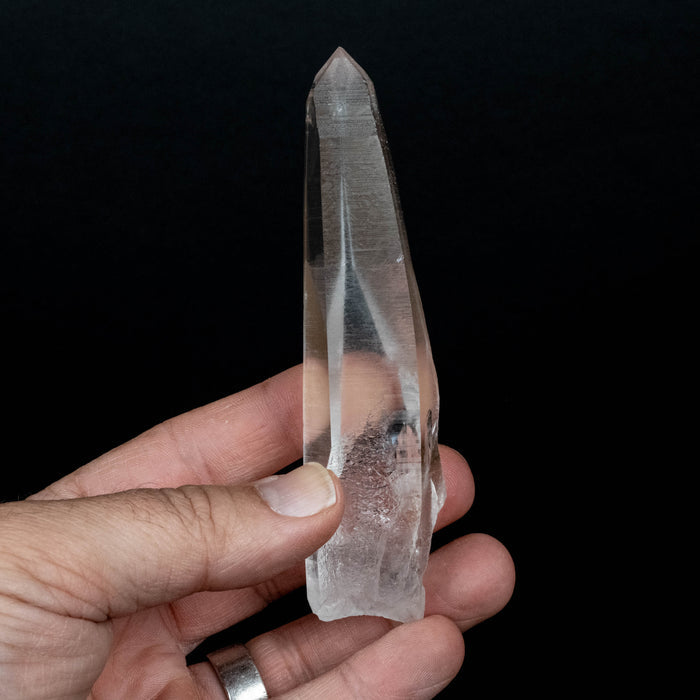 Lemurian Seed Quartz Crystal 105 g 120x29mm - InnerVision Crystals