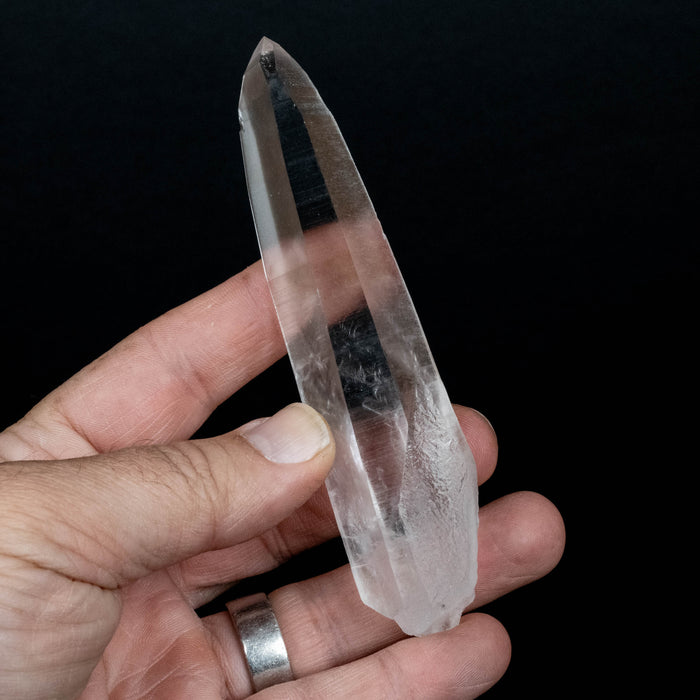 Lemurian Seed Quartz Crystal 105 g 120x29mm - InnerVision Crystals