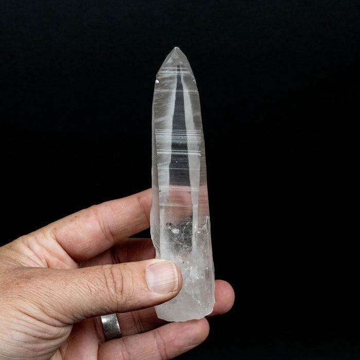 Lemurian Seed Quartz Crystal 131 g 134x31mm - InnerVision Crystals